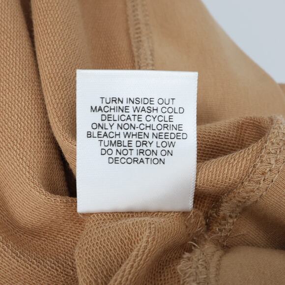 Juicy Couture Top Womens Small Brown Sweatshirt Hooded Tunic Logo on Back New - Picture 16 of 16